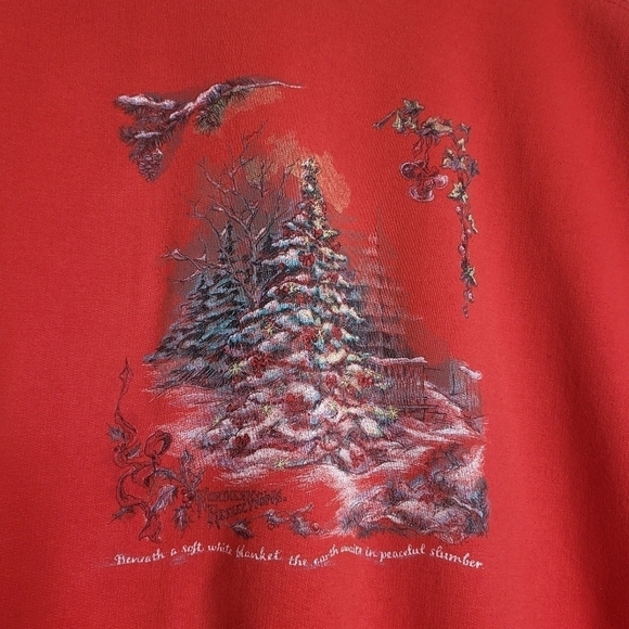 Northern Reflections Christmas Sweater. Vintage. Ladies Size Medium. - Picture 5 of 10